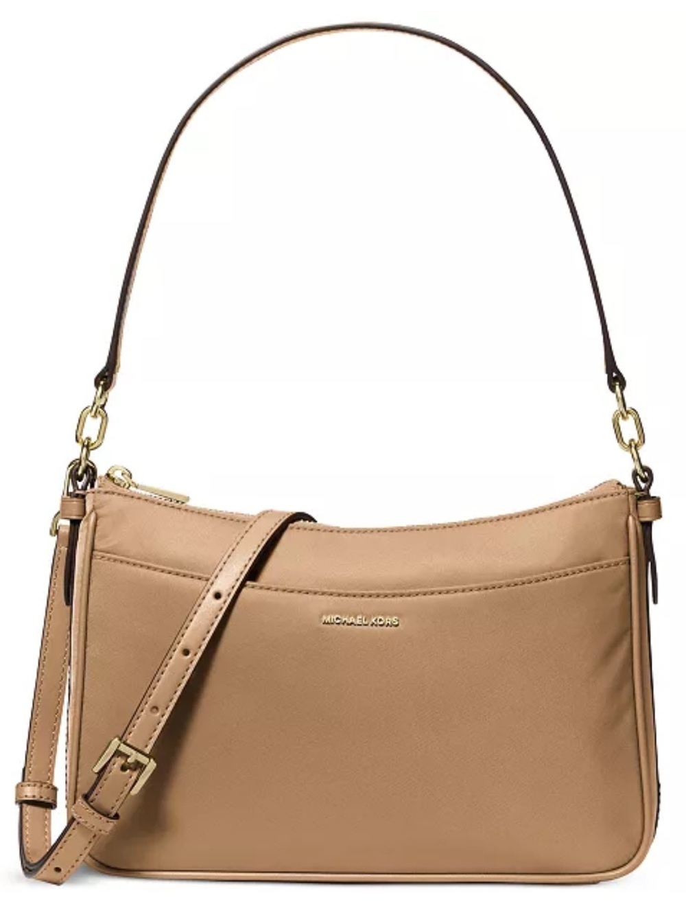 NEW Michael Kors Jet Set Crossbody Bag with Gold Hardware for in Husk